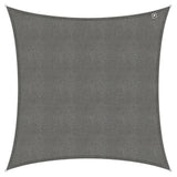 Kopu® Schaduwdoek Vierkant 5x5 m - 280 gram Waterdoorlatend - Grijs