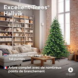Kerstboom Excellent Trees® Hallvik 210 cm - PE+PVC uitvoering ⌀135cm - ↕210cm