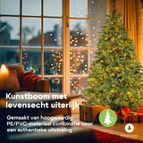 Excellent Trees® LED Ulvik 150 cm - Premium Kerstboom met 250 lampjes - ⌀80cm - 150cm