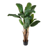 Kopu® Kunstplant Bananenplant 150 cm met 21 bladeren - Nepplant