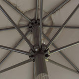 Kopu® Ronde stok-Parasol 300 cm Calma met Beschermhoes - Taupe