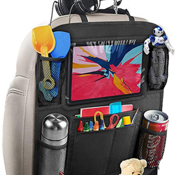 Flokoo Autostoel Organizer Voor Kinderen - Opbergsysteem Auto - Zwart