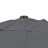 Kopu® Altea Parasolset Vierkant 230x230 cm met Hoes en Voet - Grijs