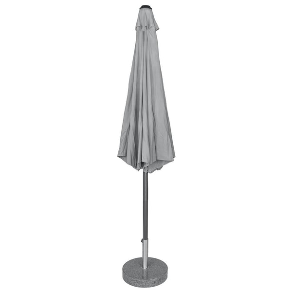 Kopu® Calma Parasolset Rond 300 cm met Hoes en Voet - Lichtgrijs (Copy)