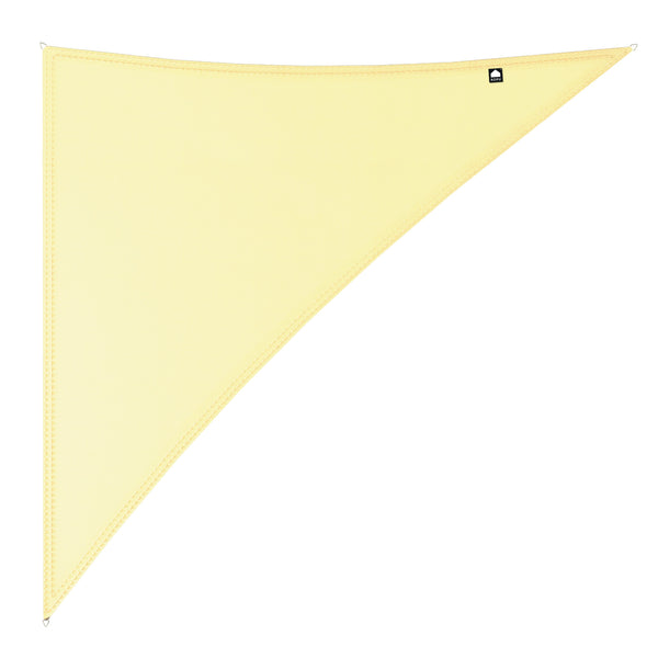 Kopu® Schaduwdoek Driehoek 500x600x780 cm - Waterdicht - 230 grams - Creme