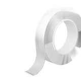 Dubbelzijdig Tape Extra Sterk - 600 cm x 25 mm x 2 mm - Transparant - Zelfklevende Tape - Rol Huishoudtape