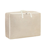 Opbergzak XXL Dekbed - Beige - 70 x 50 x 30 cm - Opbergtas voor Dekbed en Kleding - Kledingzak XXL