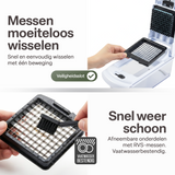 Chefino Verto - Groentesnijder Set met Opvangbak – Mandoline Snijder – Groentehakker – Blokjessnijder – Julienne Snijder – RVS Messen – Groente Chopper met 8 Snijbladen – Keukensnijder