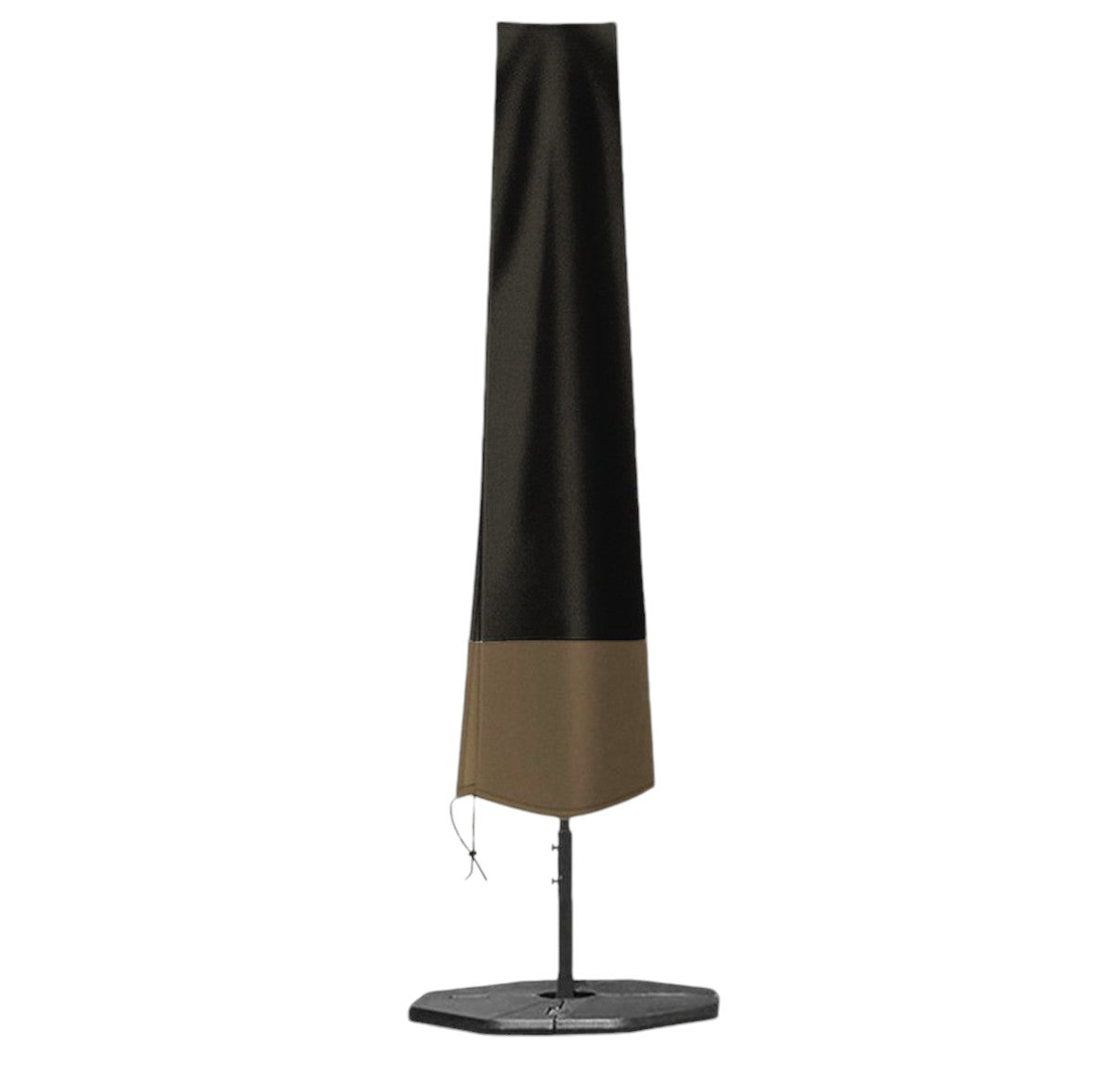 Parasolhoes - Zwart/Bruin - 240 cm x 55 cm - Parasolhoes Staande Parasol - Max. 3.5 meter