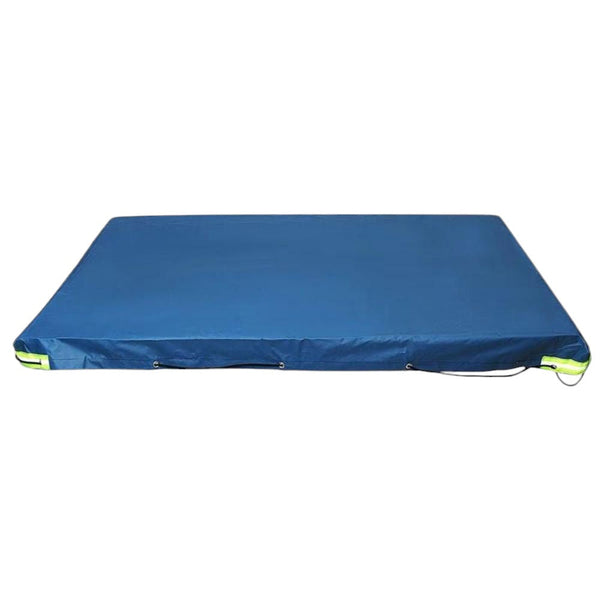 Aanhangwagen Afdekhoes - 258 x 138 x 5 cm - Blauw - Aanhangerzeil met Elastisch Koord - Waterafstotend - Aanhangwagnet