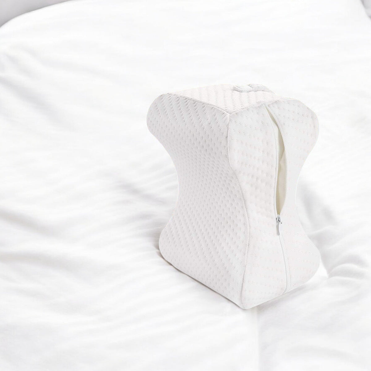 Kniekussen voor in Bed - Wit - Orthopedisch Kniekussen - Beenkussen - Zijslaapkussen - Zijslaap Kussen Voor In Bed - Heupklachten (Copy)