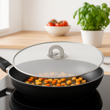 RVS Antispatdeksel Set van 3 – Ø20 - Ø25 - Ø30 cm – Spatdeksel voor Pan – Fijne Antispat Zeef – Vetbeschermer voor Bakken & Braden – Vaatwasserbestendig – Universeel Formaat