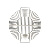 Kolenmand - Met Uitneembare Divider - Geschikt voor 21, 22, 23 en 24 Inch - RVS - Kamado Accessoires - BBQ Accessoires