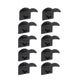 Cap Rack - 10 Stuks - Zwart - Petjeshouder - Petjeshouder - Hoeden Opberger - Pettenrek - Petten Houder