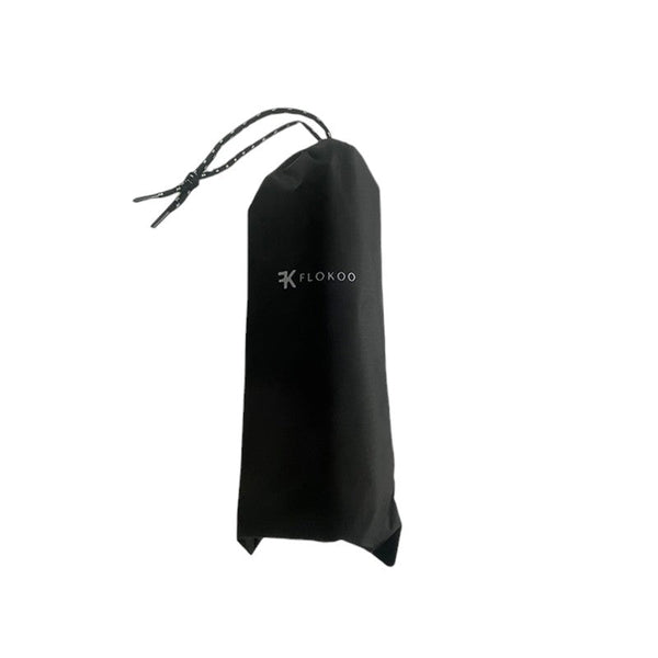 Poncho - Zwart - One Size Fits All - Fietsponcho Fiets - Reflecterende strips - Dames & Heren - Waterdicht