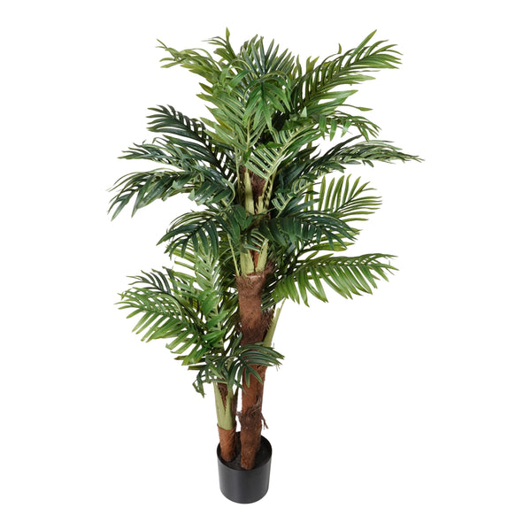 Kopu® Kunstplant Arecapalm 160 cm 3 Stammen - zwarte pot - Nepplant