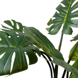 Kopu® Kunstplant Split Philodendron 90 cm - 8 bladeren - Nepplant