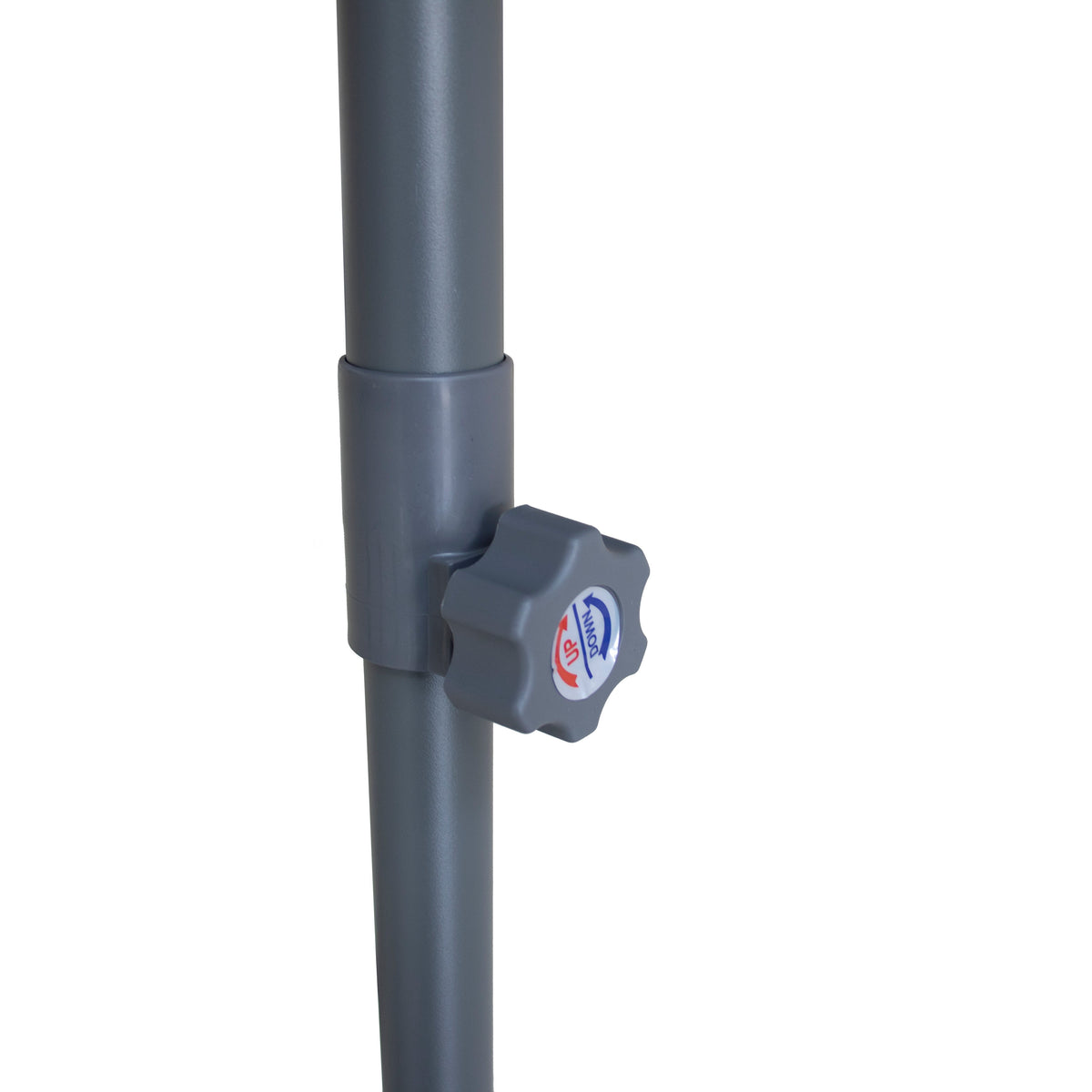 Kopu® Leon Parasol Hoogteverstelbaar 150x250cm met Hoes - Olijfgroen