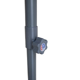Kopu® Leon Parasol Hoogteverstelbaar 150x250cm met Hoes - Olijfgroen