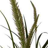 Kopu® Kunstplant Miscanthus 135 cm - 7 pluimen - in zwarte pot
