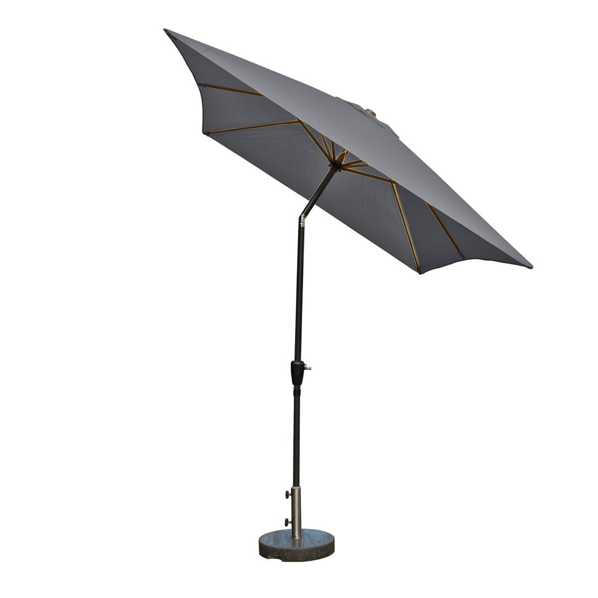 Kopu® Bilbao Rechthoekige Parasol 150x250 cm met Knikarm - Grijs