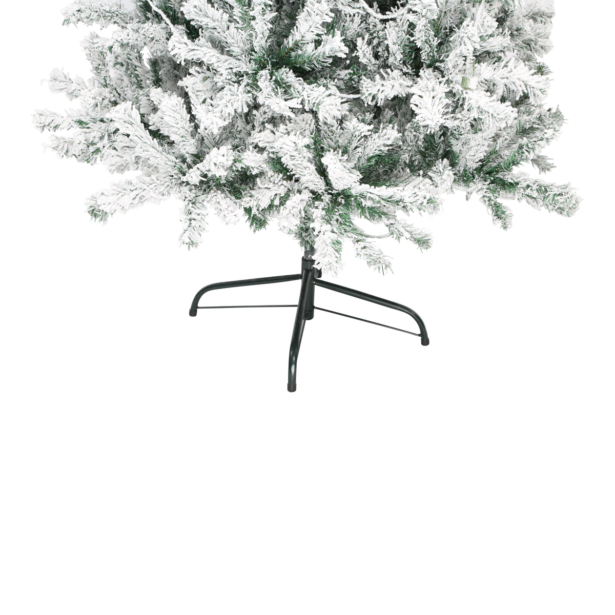 Excellent Trees® Rova Witte Kerstboom met Sneeuw en LED Verlichting ⌀110cm - ↕210cm