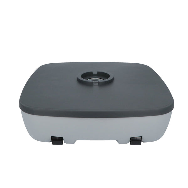 Vulbare Parasolvoet Eco Concept Vierkant - Vulbaar tot 40 kg - Grijs