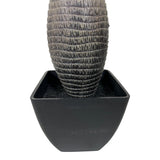 Kopu® Kunstplant Kentiapalm 100 cm 12 varens - zwarte pot - Nepplant
