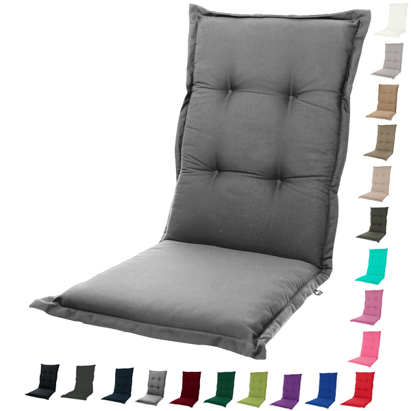 Kopu® Prisma Mouse Grey - Comfortabel Tuinkussen met Hoge Rug - Grijs