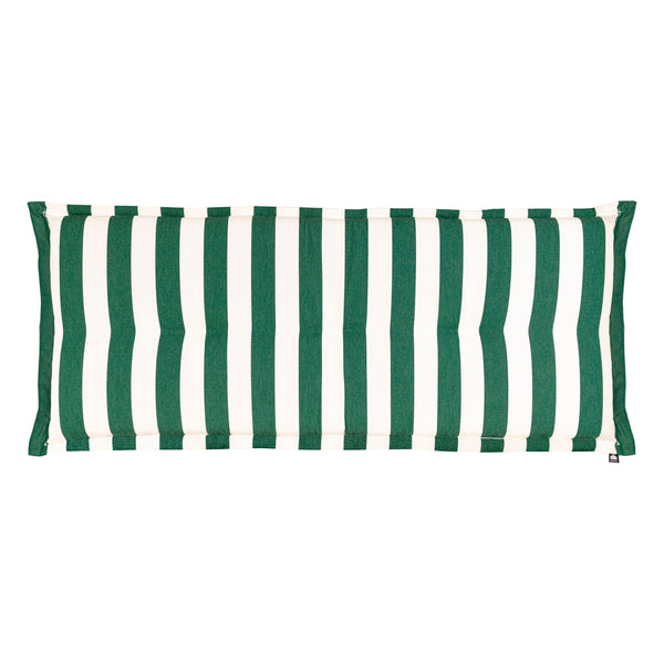 Kopu® Mila Forest Green 120 cm - Hoogwaardig Bankkussen - Gestreept