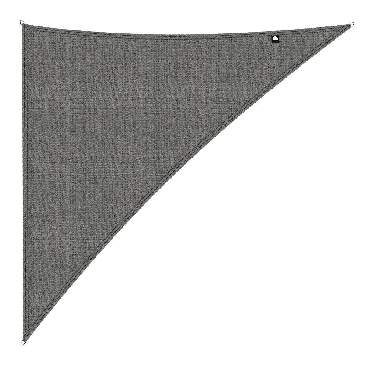 Kopu® Schaduwdoek Driehoek 3x4x5 mtr 280 grams Waterdoorlatend - Grijs