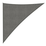Kopu® Schaduwdoek Driehoek 3x4x5 mtr 280 grams Waterdoorlatend - Grijs
