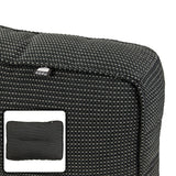 Kopu® - Manchester Loungekussen Rug 60x40 cm - Black