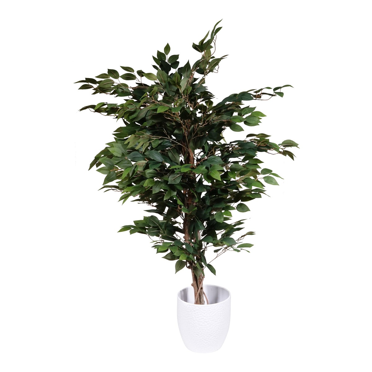 Kopu® Kunstplant Ficus Benjamina 120 cm in zwarte pot - 1260 bladeren