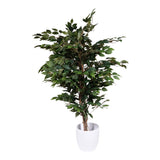 Kopu® Kunstplant Ficus Benjamina 120 cm in zwarte pot - 1260 bladeren