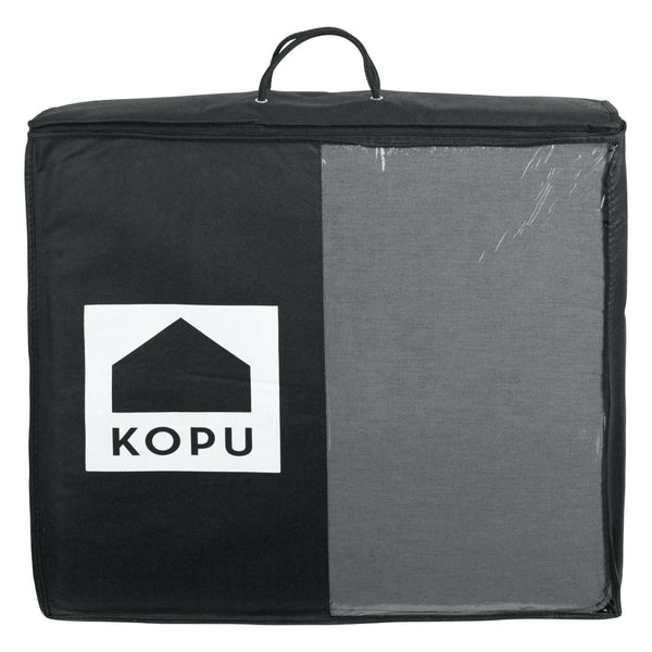 Kopu® Prisma Mouse Grey Loungekussenset Combinatie Zit en Rug 60 cm