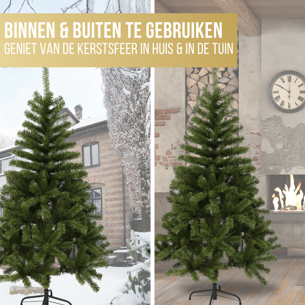 Excellent Trees® Oppdal 120 cm Kerstboom - Smalle Kunstkerstboom  - ⌀72cm - ↕120cm