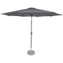 Kopu® Calma Parasol Rond 300 cm met Windvanger - Grijs