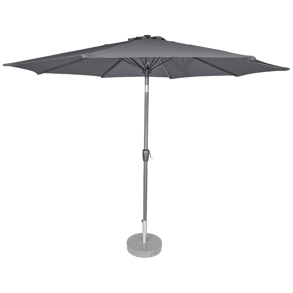Kopu® Calma Parasolset Rond 300 cm met Hoes - Grijs