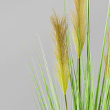 Kopu® Kunstplant Pampusgras 95 cm - 3 pluimen - in witte pot