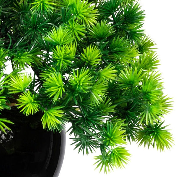 Kopu® Kunstplant Bonsai Lariks 26 cm met zwarte Pot - Bonsai boompje