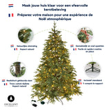 Excellent Trees® LED Ulvik 150 cm - Premium Kerstboom met 250 LED lampjes - ⌀80cm - 150cm