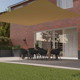 Kopu® Schaduwdoek Rechthoek 4x5 m Waterdicht - Zonnedoek - Zand