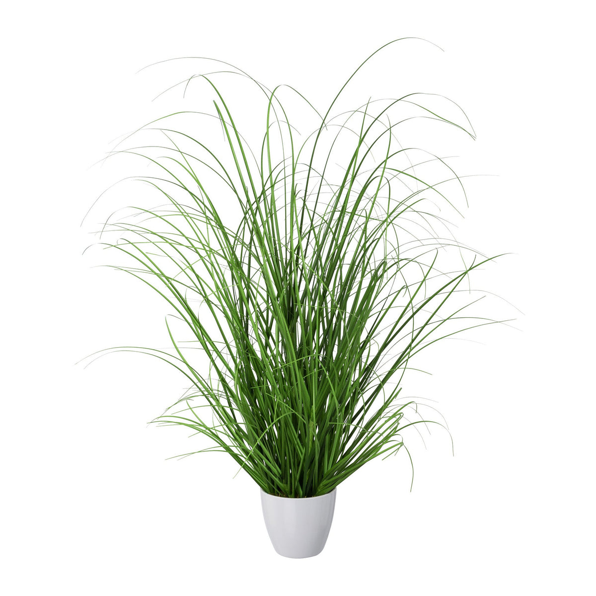 Kopu® set 3 stuks kunstplanten Grasplant 40/50/60 cm in Witte Sierpot