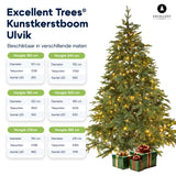 Excellent Trees® LED Ulvik 180 cm - Premium Kerstboom met 340 lampjes - ⌀100cm - 180cm