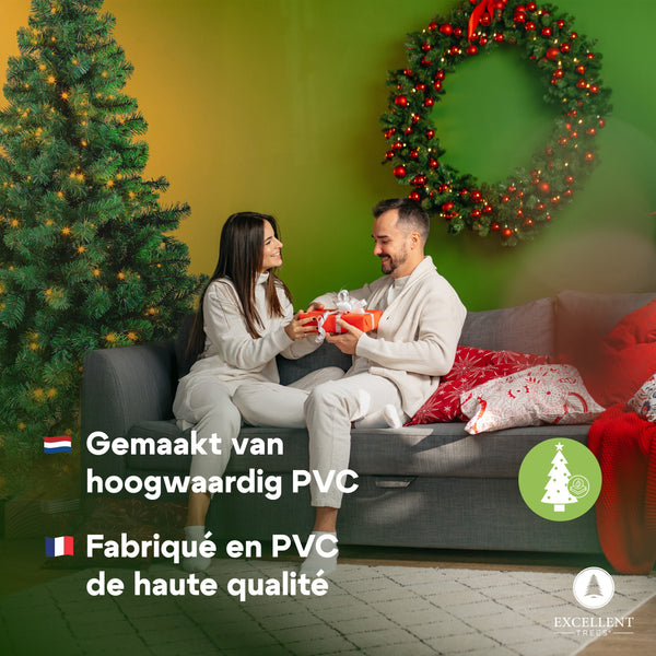 Kerstboom Excellent Trees® LED Stavanger Green 180 cm met verlichting - nu met Gratis Opbergtas t.w.v. € 27.95