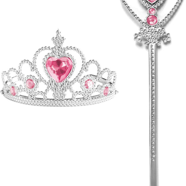 Prinsessen verkleedcape met Accessoires Roze