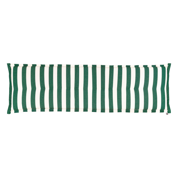 Kopu® Mila Forest Green 180 cm - Hoogwaardig Bankkussen - Gestreept