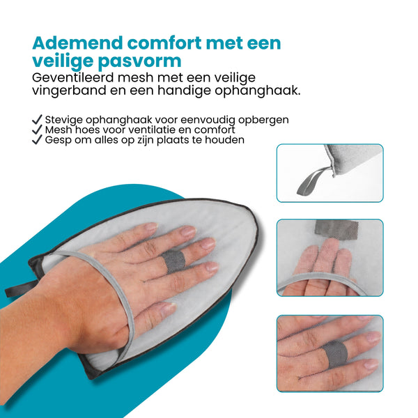 Kledingstomer Standaard met Handschoen – Verstelbare Stoomstandaard voor Kleding – 360° Draaibare Kledinghouder – Staande Kledinghanger voor Stomen & Ontkreuken