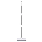 Schrobber 2 in 1 - Trekker douche - Schrobbezem - Luiwagen - Trekker - Schuurborstel - Badkamer borstel vloertrekker met steel schrobborstel - Bezem - vloerwisser badkamer - Schrobborstel Met telescopische steel